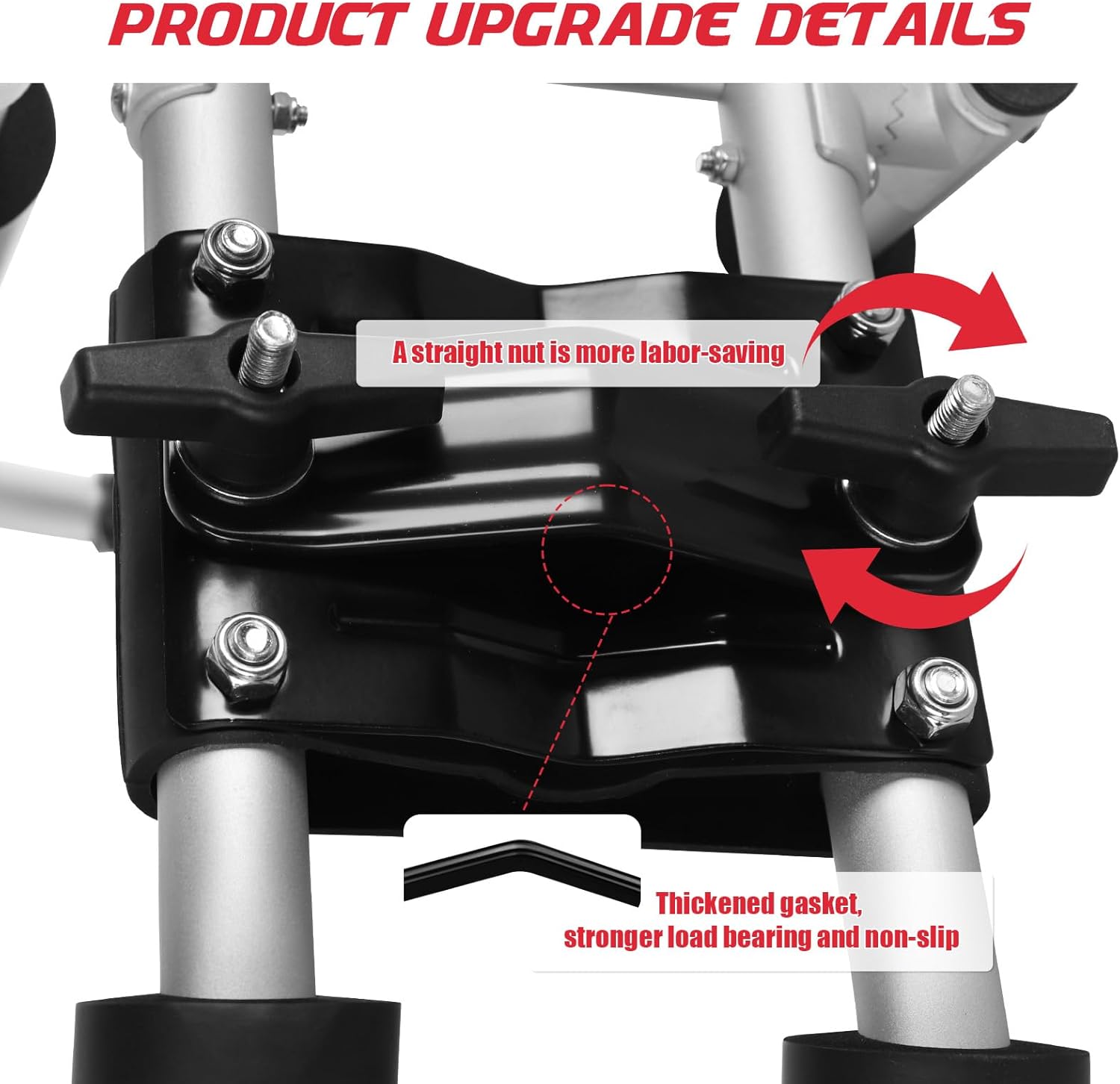 FORWODE Kayak Roof Rack, 2 in 1 Aluminum 1 Pair J-Bar Roof Rack, Folding Adjustable Rack, Weight 80 LBS Heavy Duty Kayak Roof Carrier 1 Kayak, Canoe, SUV, Surfboard on SUV, Car and Truck Crossbar