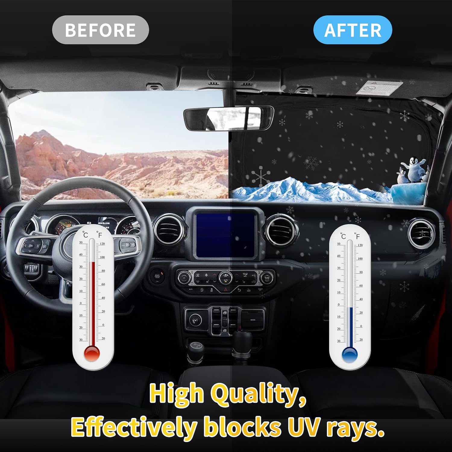Sun Shade Sunshade for Nissan Altima Windshield Cover, 4-Layer Front Window Shade Custom fit Altima 2008-2012 Sun Visor 240T Retractable Shade Shield Blocks UV Rays Cooler Car Accessories