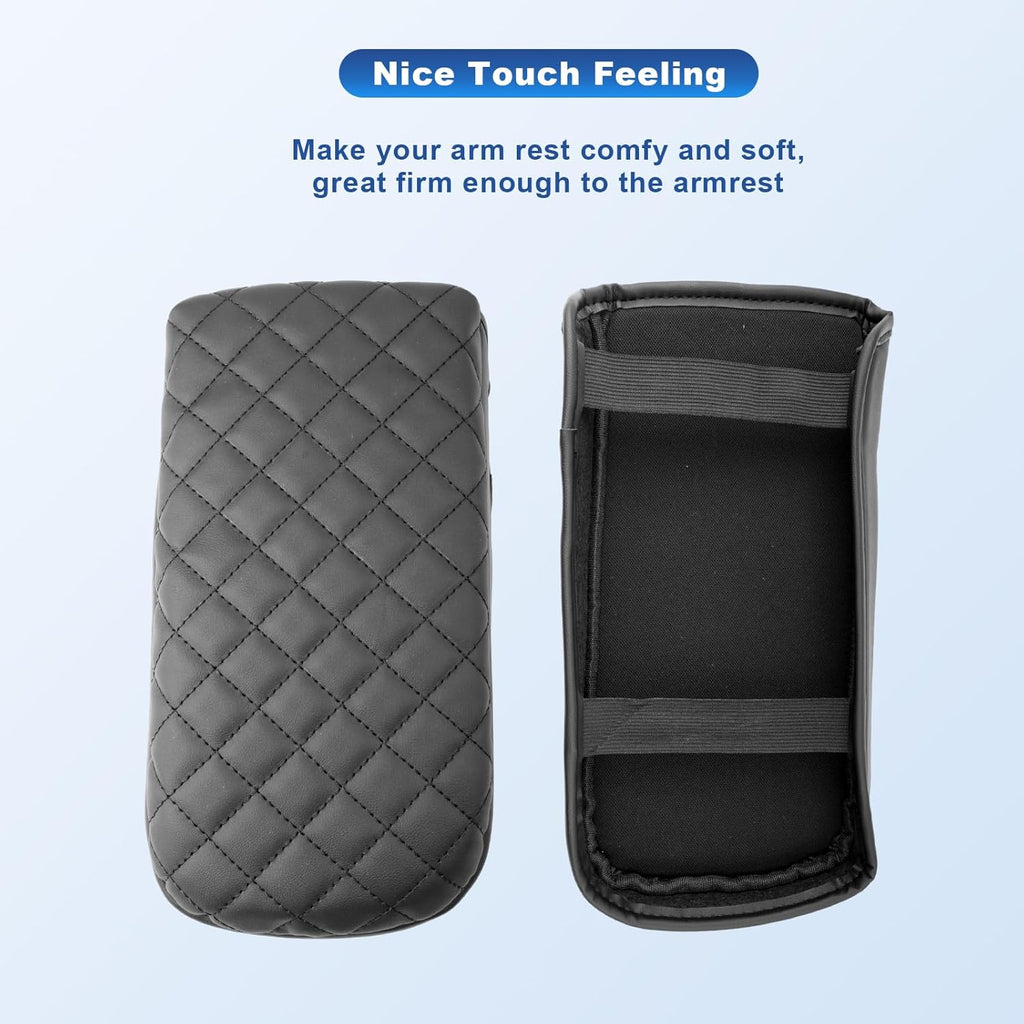 CDEFG 2024 2025 Trax Center Console Cover for 2024 2025 Chevy Trax Armrest Cover Middle Console Pad Arm Rest Cover 2024 Trax 2025 Accessories (Black)