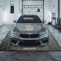 WELKIN Containment Mat,(8'5" x 22'),Non-Slip Garage Floor Mat - Heavy Duty Waterproof Protection from Snow, Rain and Mud for Cars