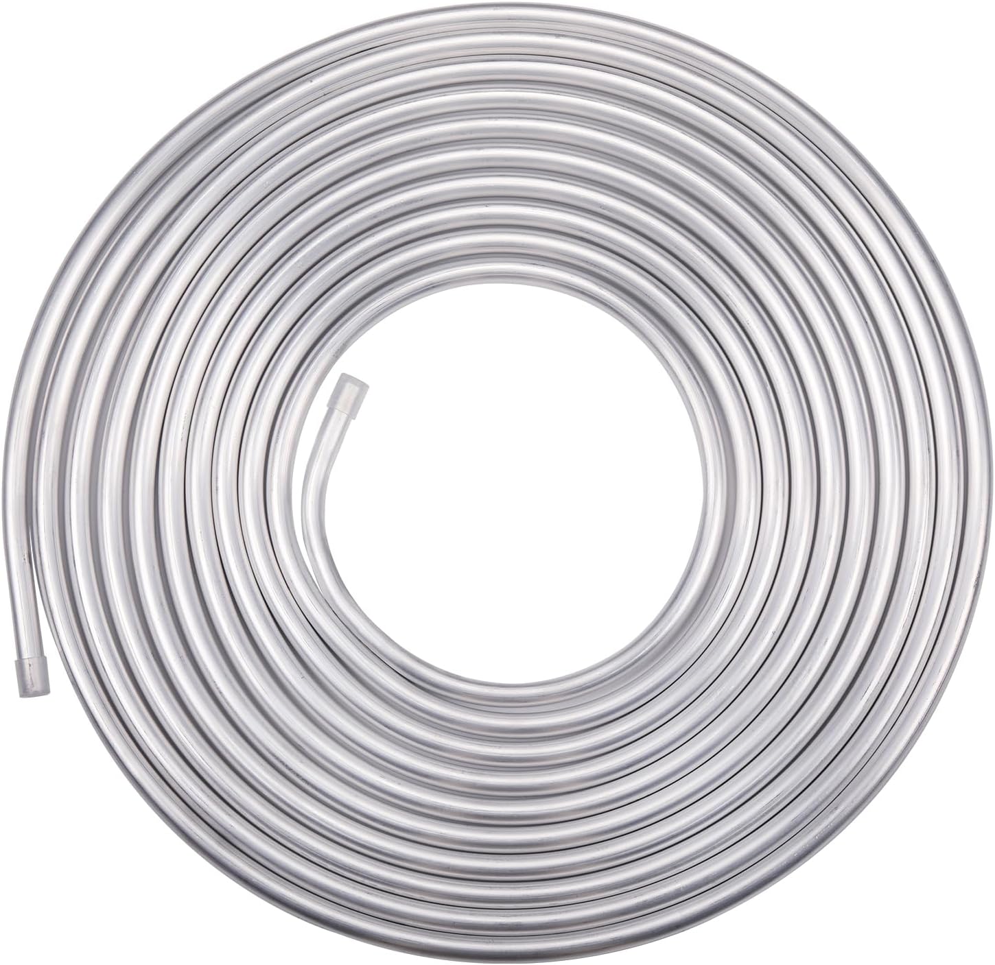 1/4" OD Aluminum Hard Fuel Line Hardline Tube Tubing Coil 16 Feet Roll