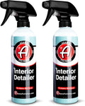 Adam's Polishes Interior Detailer 16 fl. oz - Total Car Cleaner, Protectant & Dressing | All Purpose Leather Conditioner | Vinyl, Dashboard, Screen, Seat Cleaner & More - Pack of 2