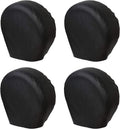 RV Tire Covers Set of 4, Tough Waterproof Wheel Protector for Trailer Camper, Truck, SUV, Motorhome, Universal Fits Tire Diameters 24-26 inches, Black