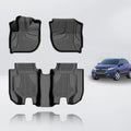 Floor Mats Fit for Honda HR-V HRV 2016-2022 - Front and Rear Row Liner Automotive Floor Mats - All-Weather Protection TPE Car Floor Liners HRV Accessories Black