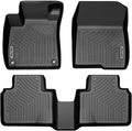 OEDRO Floor Mats Fit for 2018-2022 Honda Accord (Include Hybrid Models), Custom Fit Honda Accord Floor Mats Set, All Weather TPE Car Liners, 1st and 2nd Row Set