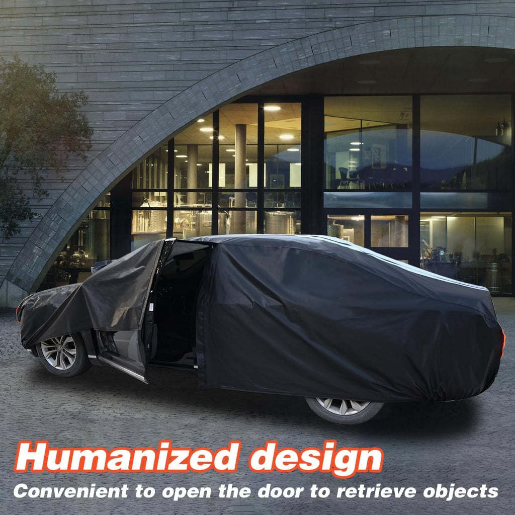 RX350 Car Cover 100% Waterproof All Weather, Gift with Towel, 10 Layers SUV Car Cover Custom Fit 2003-2025 RX/RX350/RX450H/RX500H, Outdoor Car Covers Rain Sun UV Protection with Door Zipper.