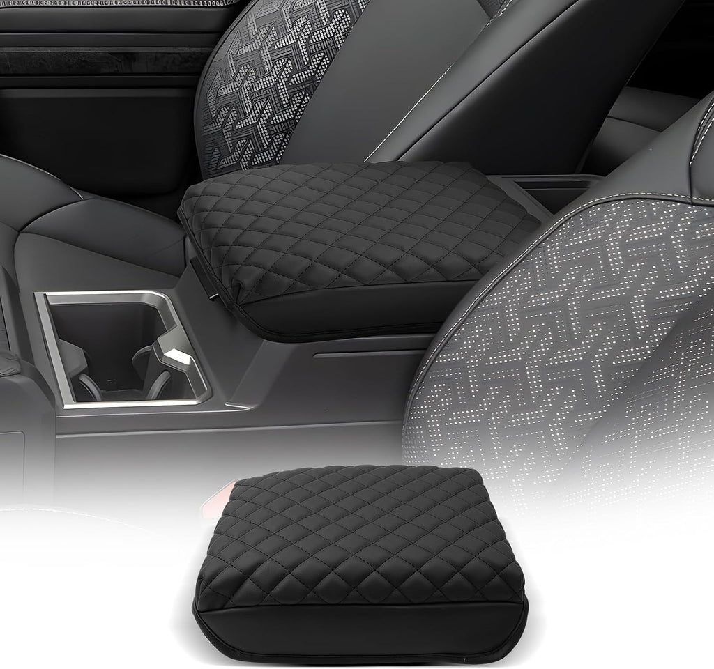 CDEFG for 2024 2025 Toyota Tacoma Center Console Cover Armrest Box Cover for Tacoma (SR, SR5, TRD PreRunner, TRD Sport, TRD Off-Road, Limited) Accessories Console Arm Rest Protector