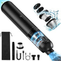 Handheld Vacuum Cordless, 16000pa Car Vacuum Cleaner High Power, 2 Speed Modes Mini Vacuum Cleaner with 2 Filters, Car Vacuum Portable Cordless with Air Blower for Home Office Pet Hair
