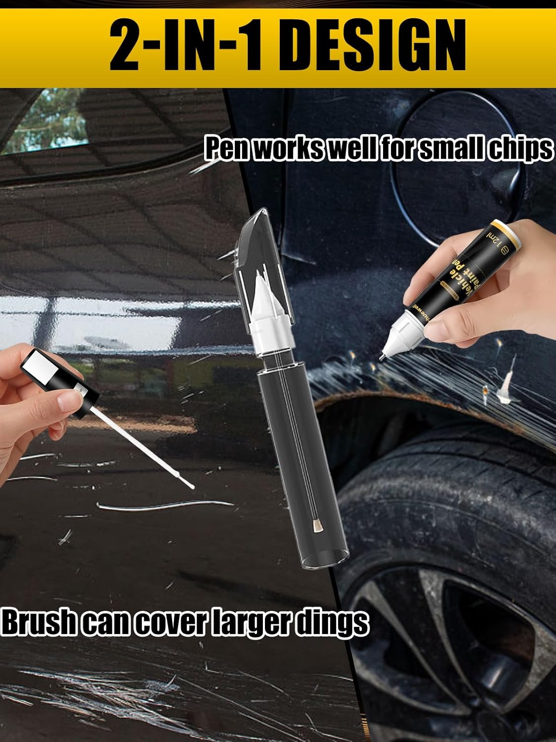 Caspian Blue Metallic(RBY) Touch Up Paint Compatible with Nissan, Exact Match Car Paint Pen Automotive Scratch Repair Remover Kit Quick & Easy Solution for Vehile Chips and Nicks