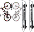 Steadyrack Bike Rack for Mountain Bikes - The Original Wall Mounted Vertical Bike Storage - Fits Wide Tires - Space Saving Pivot Design - Heavy-Duty Steel Rack for Indoor Garage, Apartment or Home Use