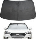Car Windshield Sun Shade 5 Layers Thick for Hyundai Santa Fe SUV 2019-2024 2025 - Front Window Sunshade Sun Visor Accessories - Protector Vehicle Reflect UV Sun and Heat