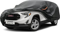 Kayme 7 Layers SUV Car Cover Custom Fit for GMC Terrain (2010-2025) Waterproof All Weather for Automobiles, Outdoor Full Cover Rain Sun UV Protection.Black