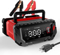 30-Amp Car Battery Charger, 6V/12V/24V Smart Automatic Automotive Charger, Battery Maintainer, Trickle Charger for Car, Motorcycle, Boat, Lead-Acid, Lithium, LiFePo4 Battery