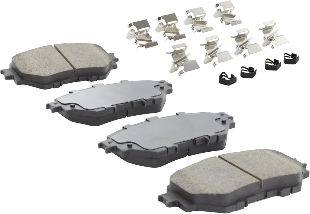 Premium Semi-Metallic Front Brake Pads (1001-1759M) Compatible with Mazda 3 2014-2018