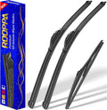 3 wipers Replacement for 2009-2018 2019 2020 Dodge Journey, Windshield Wiper Blades Original Equipment Replacement - 24"/19"/12" (Set of 3) U/J HOOK