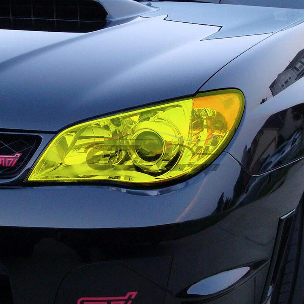 EZAUTO WRAP Free Tool Kit 12"x360" (1FT x 30FT) Glossy Light Black Smoke Headlight Taillight Fog Light Side Marker Vinyl Tint Film Self Adhesive