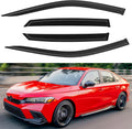 Window Visors Rain Guards for 2022 2023 2024 2025 Honda Civic, Out-Channel Window Vent Wind Deflectors Visors Shades for 22 23 24 25 Civic, for Sedan ONLY