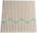 HOMREST Beaded Car Seat Cushion 19x19 Massage Ceramic Seat Cover for Back Pain Cooling Comfy Bead Seat Pad for Trucks,Executive Chairs(Beige)