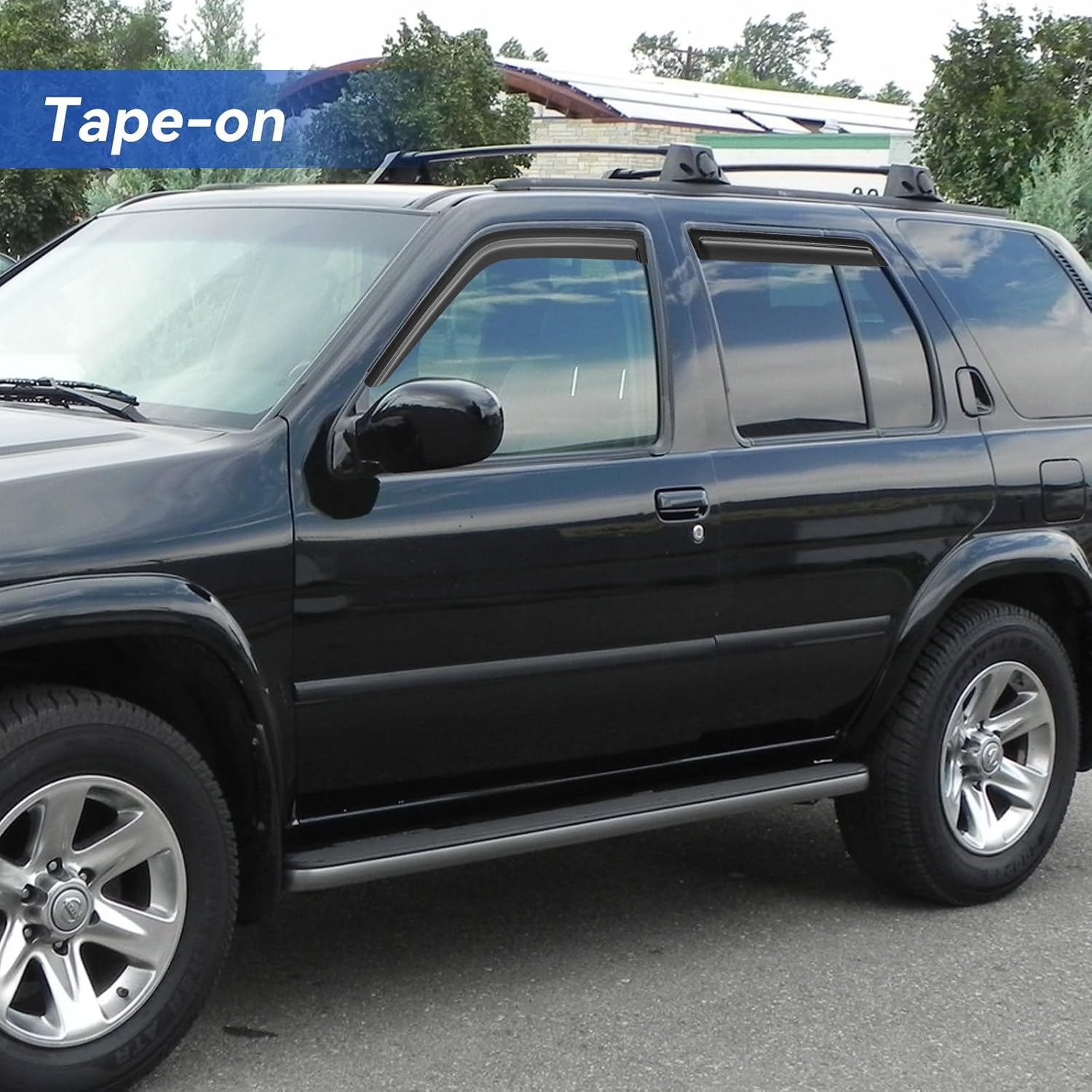 Window Visors Rain Guards for 1996-2004 Nissan Pathfinder, Out-Channel Window Vent Wind Deflectors Visors Shades for 1997-2003 Infiniti QX4