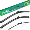 24" 19" 12" Windshield Wiper Blades Replacement for Mercedes Benz GLA250 GLA45 AMG 2016 2017 2018 2019 2020 GLA 250 45 AMG Premium All Weather Front Rear Wipers Set - OEM Quality (Pack of 3)