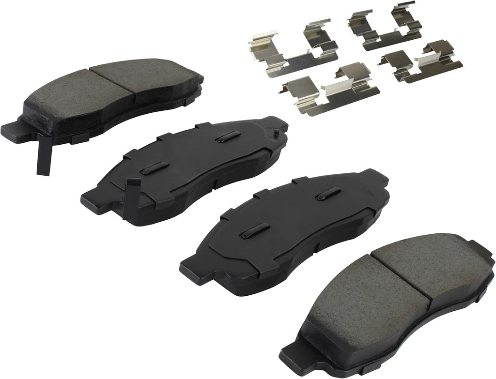 Premium Semi-Metallic Front Brake Pads (1001-1015M) Compatible with Nissan Pathfinder Armada 2004-2004, Nissan TITAN 2004-2005