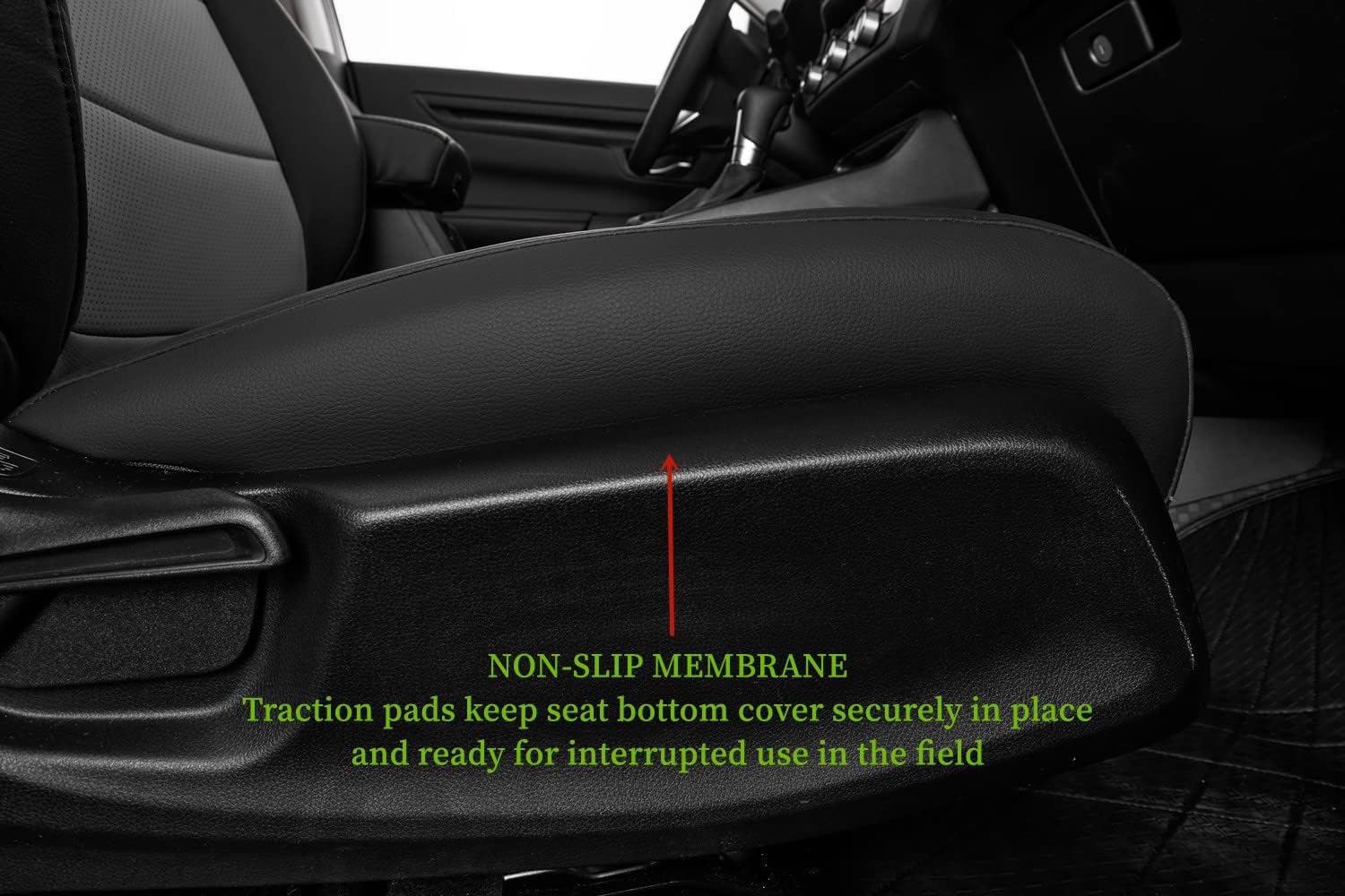 coverdream Custom Seat Covers Compatible with Select Honda CRV 2015 2016 Models - Leatherette (Black/Gray,Full Set)