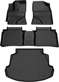Binmotor-Floor Mats & Cargo Liner Set for Toyota Corolla 2014-2019(Only Sedan), Corolla Cargo Mat Trunk Mat, TPE All Weather Car Floor Mat for Toyota Corolla Trunk Liner Floor Liners Accrssories Mats
