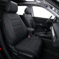 coverdream CRV Leather Seat Covers Fit for 2023 2024 2025 2026 Honda CR-V LX,EX,EX-L,Sport Series,Hybrid,Trailsport,Fully Covered,Airbag Compatible Waterproof Car Seat Protector (Full Set,Black)