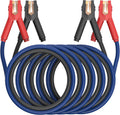 Heavy Duty Jumper Cables, 0 Gauge 25 Feet 1000Amp Booster Cables, UL Listed Cables for 12V & 24V Cars, SUVs and Trucks, Jumper Cables Kit with Carry Bag, Gloves, Brushes (0 Gauge 25 Feet)…
