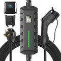 Level 2 EV Charger ETL Certified, 30A 7.2KW Home Charging Station, Plug-in NEMA 10-30, Portable EV Charger with 25FT Cable for SAE J1772 Cars