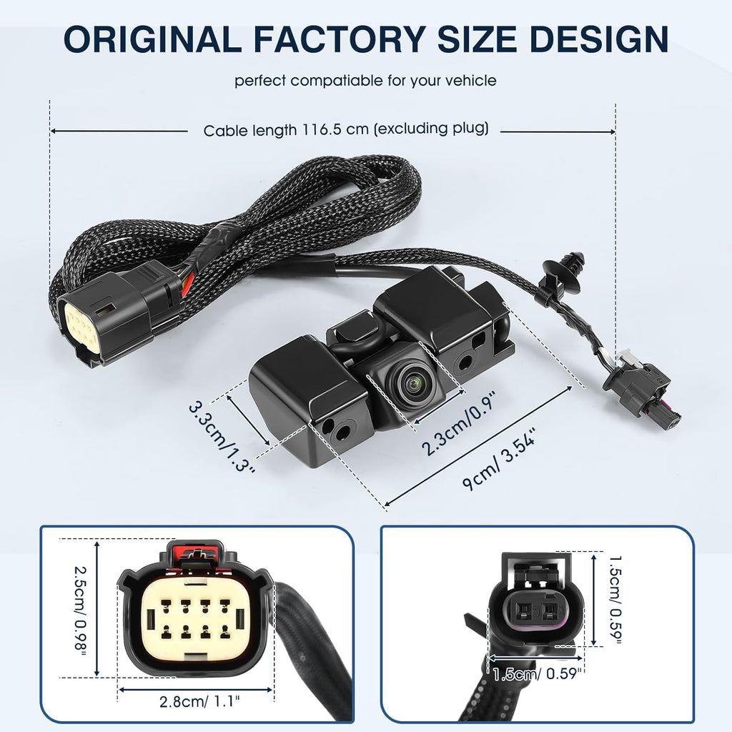 Rear View Backup Reverse Camera Fit for Chevy Silverado, Fit for GMC Sierra 1500 HD 2500 HD 3500 HD 2016-2018,Safety Parking Back Up Assist Camera OE Number 84062896