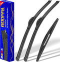 3 wipers Replacement for 2017-2023 Acura RDX Nissan Murano Infiniti QX50, Windshield Wiper Blades Original Equipment Replacement - 26"/18"/12" (Set of 3)