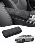 Shademax Custom for 2023 2024 2025 2026 Toyota Prius Center Console Cover Armrest Cover Cushion Pad Cover 2025 Prius XW60 5th Accessories Middle Console Arm Rest Protector PU Leather Anti-Scratch