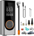 Tire Inflator Portable Air Compressor 150PSI Air Pump for Car Tires with Tire Pressure Gauge Cordless 10000mAh 3X Faster Portable Tire Inflator for Car,Bikes&Motorcycle Tires, Balls
