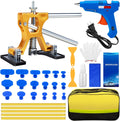 Dent Puller, Paintless Dent Removal Kit – All-in-One Car Dent Puller Kit with Golden Lifter–Dent Repair for Hail, Dings