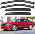 Window Visors Rain Guards for 2014-2020 Chevy Impala, Out-Channel Window Vent Wind Deflectors Visors Shades for 14-20 Impala