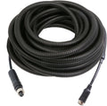 4 Pin Backup Camera Cable with Corrugated Tube Cover, 4 Pin Aviation Extension Cord, Weatherproof, Compatible with Rearview Camera Systems, Radar DVRs, CCTV Security Systems(33FT/10M)