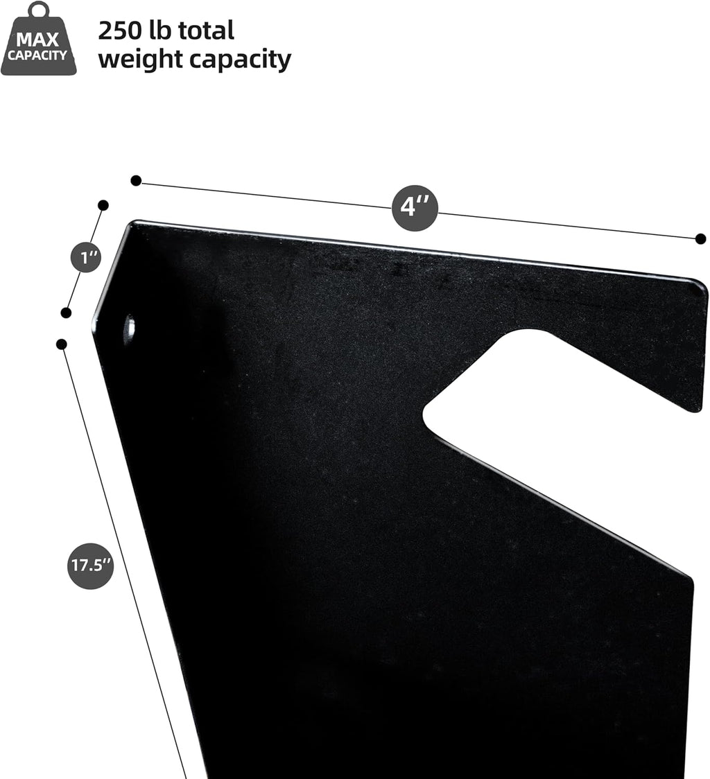CZWL&HG Heavy-Duty Garden Tool Organizer Wall Mount – Garage Wall Storage Rack for Shovels, Rakes & Long-Handled Tools – Solid Steel, Holds 250 lbs
