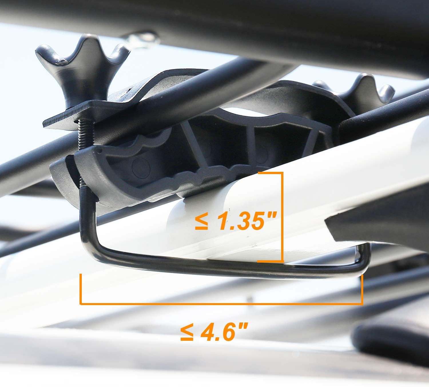XCAR Roof Rack Basket Rooftop Cargo Carrier with Extension Black Car Top Luggage Holder 64"x 39" Universal for SUV Cars