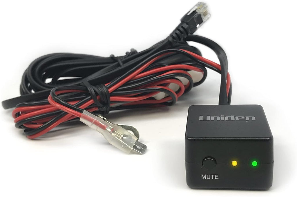 Uniden R8W Flagship Extreme Long Range Laser/Radar Detector + Uniden Smart Hardwire Kit RDA-HDWKT with Mute Button and LED Alert.