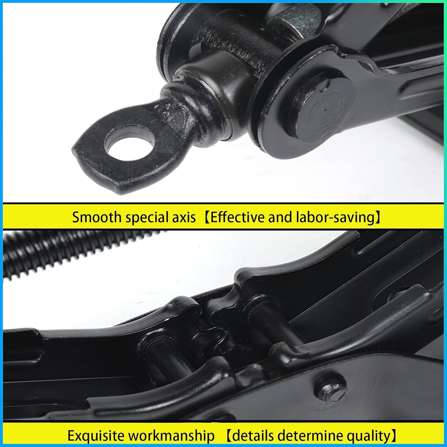 Scissor Car Jack, Scissor Jack with a Maximum Capacity of 2.0 Tons, Heavy Lifting Jack, Used for/SUV/MPV tire Repair and Replacement Tools, with Crank Handle (Hand Crank-2.0 tons)
