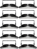Viugreum High Bay LED Shop Lights, 100W UFO LED High Bay Light 10,000LM 120V LED High Bay Lights 5000K Daylight, Alternative to 450W MH/HPS for Garage Workshop Barn Factory Warehouse - 10 Pack