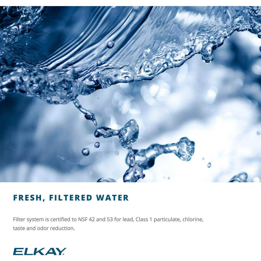Elkay LZSG8S Wall Mount Single Filtered Drinking Fountain - Stainless Steel