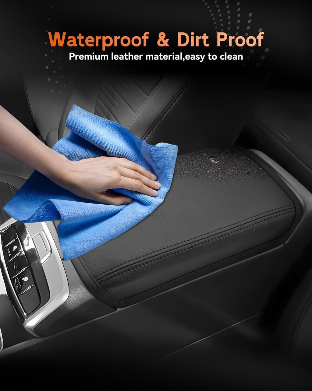CDEFG for 2025 Hyundai Tucson Center Console Cover Armrest Cover for 2022 2023 2024 2025 Tucson Accessories Arm Rest Protector Fit Pickup Version