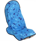Car Seat Cover Protector Front Seats,for Gym Workout,Running,Swimming,Beach and Hiking,Waterproof Sweat Towel Bucket Seat Covers for Cars SUV Trucks (Blue Marbling, 1Pcs)