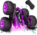 Tecnock Remote Control Car for Kids, 2.4GHz RC Cars with USB-C Easy Charging, 4WD Double Sided 360° Rotates and Flips RC Stunt Car, Toys Gift for Boys and Girls
