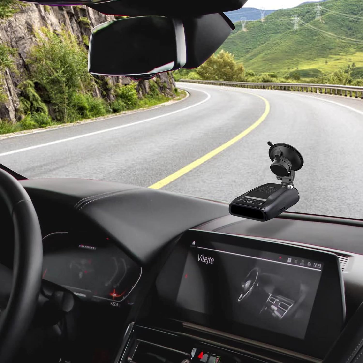 Radar Detector Mount,Car Radar mounting Bracket Suction Cup Holder,Windshield and Dashboard Radar Detector Suction Mount,for Cobra Escort Beltronics,Easy to Install