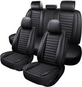 Car Seat Covers,Car Seat Protector Waterproof,Seat Covers Full Set, Car Seat Protectors,Automotive Seat Covers Fit for Most Cars Black