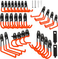 Garage Hook Heavy Duty Wall Storage Hangers, 30 Pack Garage Storage Hooks Steel Tool Orange for Ladders, Ropes, Garden Tools