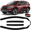 in Channel Window Visors Rain Guards Fit for 2012 2013 2014 2015 2016 Honda CRV, Durable Vent Wind Deflectors Shades Shield for 12 13 14 15 16 CR-V SUV